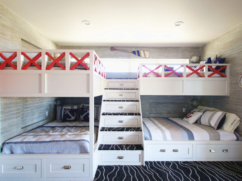 Bunk Beds Room Design White Cabinets Elite Cabinets Tulsa Cabinet Designer Builder