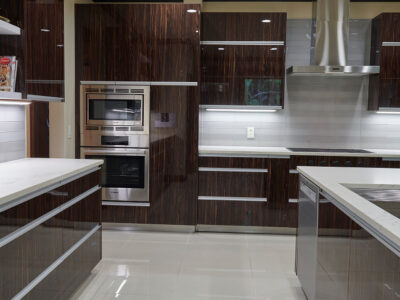 Double Ovens Kitchen Storage Laminate Cabinet Finish Rangetop Vent Hood Tile Backsplash Elite Cabinets Tulsa Cabinet Design
