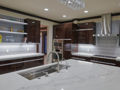 Kitchen Cabinets Island Workstation White Counter Top Rangetop Vent Hood Elite Cabinets Tulsa Cabinets