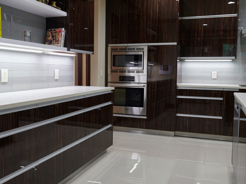 Kitchen Storage Double Ovens Laminate Cabinet Finish Tile Backsplash Elite Cabinets Tulsa Cabinet Design