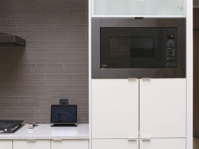 Flat Cabinet Microwave Cabinet Drawer Storage Tile Backsplash Kitchen Appliances Elite Cabinets Tulsa Cabinet Designer Builder